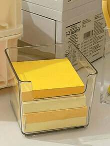 1pc Transparent Drawer Storage Box, Used For Desktop Organization - Used For Small Compartment Storage Box - Stackable, Mix And Match - Used For Classification And Back To School Box School Supplies - A - View 2