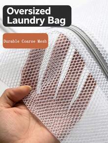6/3/1 Durable Honeycomb Mesh Laundry Bags | Reusable Anti-Tangle Storage Bags, Suitable For Underwear, Clothes, Jeans, Towels, Socks - Polyester Material, Machine Washable - Multicolor - View 4