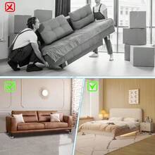 YITAPE's Newly Upgraded Furniture Moving Mats Are A Versatile 3-In-1 Set, Including Four 4.3-Inch Rug Mats And Four Hard Floor Mats To Protect Your Floors And Make Moving Furniture Easier. - Newly Upgraded Version - View 2