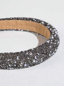 1pc Fashionable Elegant Colorful Chocolate Chip Hair Hoop Hair Accessory - FG928 Gray - View 2