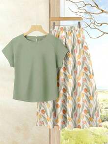 Women Midi Dresses - Multicolor 5 - View 3