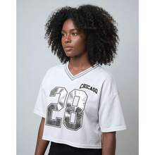 Playera Mujer Moda Camiseta Blanco Stfashion 59905804 - Blanco - Ver 2
