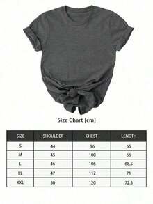 2026SummerELYSIAN WEAR Camiseta de Mujer 180G, Corte Holgado Casual, Cuello Redondo, Manga Corta, Estampado Gráfico con la Frase divertida "Puede que sea relajada, pero puedo inclinarme hacia adelante muy rápido". Ideal para uso diario, cómoda y suave, de mezcla de algodón, adecuada para mujeres que aman el humor y el estilo relajado. Camisetas gráficas holgadas y cómodas. - Gris 10 - Ver 2