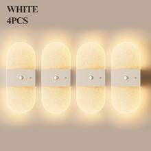 Crystal Sensor Wall Light, Acrylic Wall Light, USB Night Light, Wall Light Decoration Lighting, Wireless Wall Light, Battery Powered Alloy Design, Rechargeable Magnetic Night Light, Suitable For Hallway, Kitchen Cabinet And Room Decoration - Round Crystal - View 20