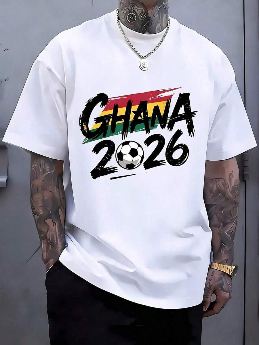 T-shirt vintage de la Coupe du monde 2026 avec transfert DTF, design mignon de mascotte de football. Autorisation officielle de la Coupe du monde 2026. T-shirt de haute qualité pour femmes et hommes, idéal pour l'été, les activités de plein air, les vacances à la plage. T-shirt imprimé à manches courtes, respirant et décontracté. - Blanc - Voir 1