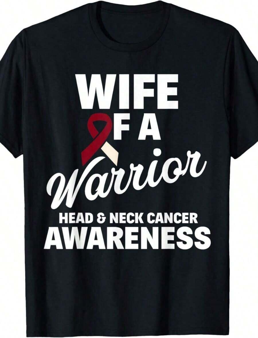 Oral And Head Cancer: In This Family, No One Fights Alone - Breathable And Comfortable Shirt - Black 2 - View 1
