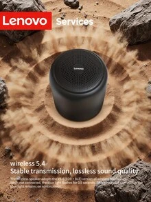 Lenovo Portable Bluetooth Speaker With Microphone, 360° Surround Stereo, TWS Wireless Stereo, IPX4 Waterproof, 1200mAh Battery, Compact And Portable, Suitable For Home, Beach, Outdoor Camping And Daily Use - View 7