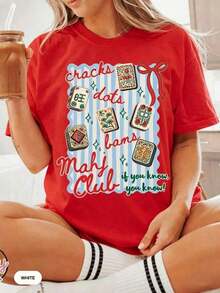 Camisetas de Mujer - Rojo - Ver 3