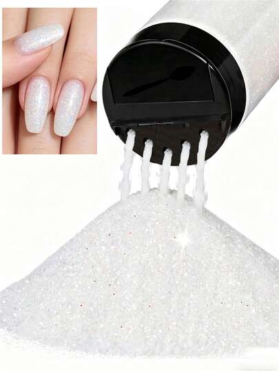 120ml/2.85oz Holographic Ultra-Fine Glitter, 1/128" Resin Glitter Powder Flakes Suitable For Crafts, Slime, Nail Art, Painting, Holiday Decor, Cups, Jewelry, Albums, Painting, Wedding Cards, 1 Bottle, 2 Bottles, 4 Bottles, 120ml/80g Per Bottle