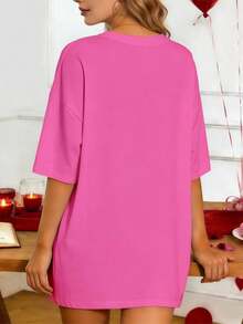 Camiseta Gráfica "Sal y Luz" Mateo 5:13, Camiseta Cristiana Retro de Algodón con Versículo Bíblico - Rosa - Ver 3