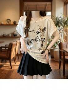 Women Tops - Cream - View 8