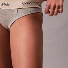 Calvin Klein Heritage Cotton Stretch Bikini QF8598 - Grey Heather - 查看 5