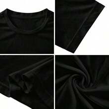 Allenspark Colorado USA Oso con Gafas de Sol y Flores Camiseta para Mujer Camiseta casual para mujeres. - Negro - Ver 4