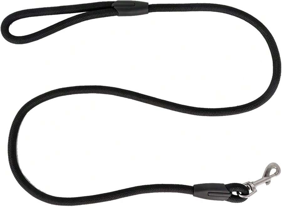 1.5m Strong Anti-Pull Dog Leash, Black, Robust Training Leash For Small, Medium & Large Dogs - Black - View 1