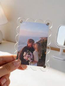 1 Set Magnetic Photo Frame, Clear Acrylic Blank Frame, 3-Inch Instant Photo Stand, Magnetic Fridge Sticker, Horizontal & Vertical, Mini Size Photo Display, Easy To Replace Fridge Sticker, Suitable For Kitchen, Office Cabinet, Birthday & Holiday Gift - Multicolor - View 7