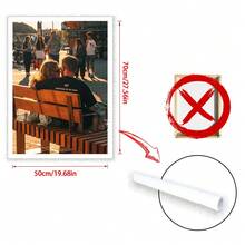 客製化照片畫布，可選自組木框或僅無框海報，為您的愛人、家人、朋友和寵物等設計的個性化畫布印製客製照片，女友/男友生日、爸爸媽媽、她的個性化禮物，可客製化畫布牆面藝術印製，掛畫，畢業禮物，客製化客廳、臥室、辦公室、茶室、餐廳、學校、浴室牆面藝術 - 卡其色 - 查看 18