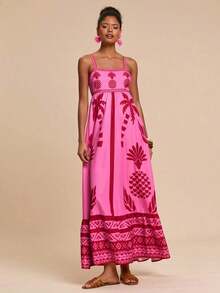 Vestido de tirantes tejido para mujer, atuendos de verano para mujer, ropa de playa, primavera y verano, Pascua, atuendos de vacaciones, atuendos de playa para mujer, vacaciones de primavera, atuendos de vacaciones para mujer, atuendos de concierto para mujer, BOHO, bohemia, festival de música, atuendos del 4 de julio, ropa de mujer para vacaciones tropicales, romántico - Blanco - Ver 5