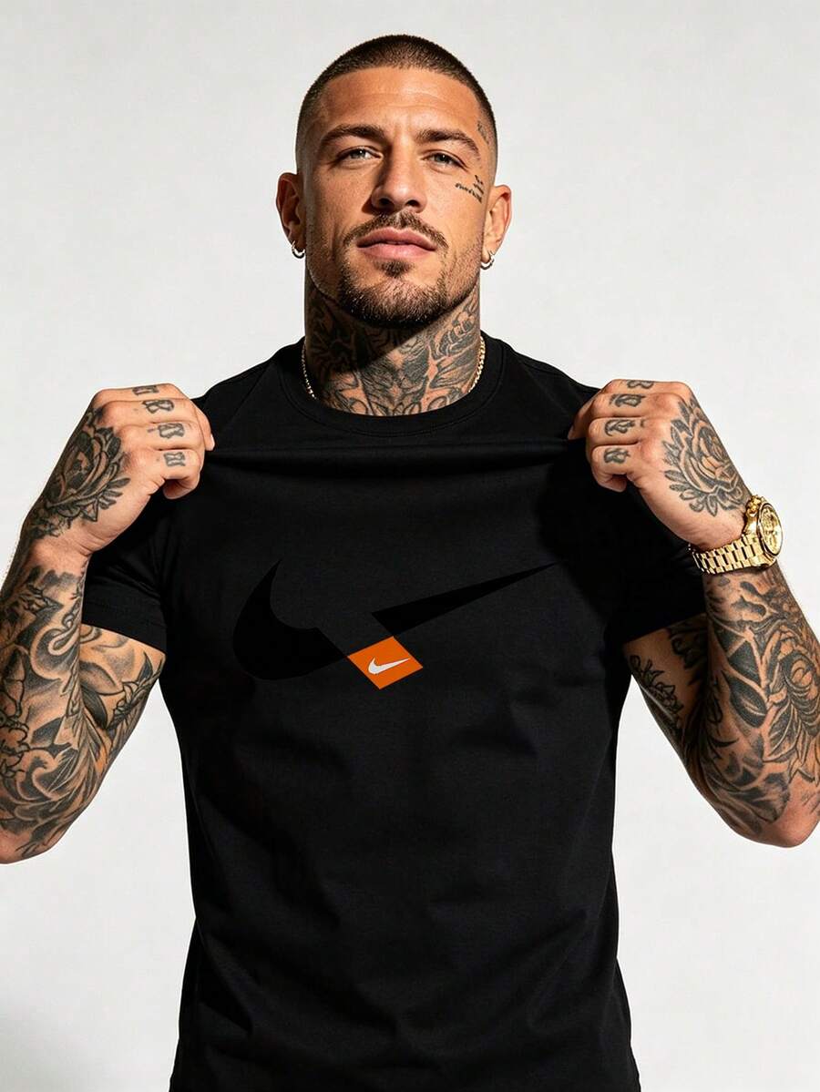 Men T-Shirts - Black - View 1