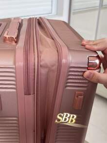 Carry-On Suitcase 10kg 360 Wheels Handbag Travel - Rose Gold - View 2