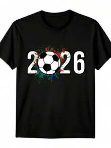Camiseta casual para mujer, camisa elegante para mujer, camiseta de la Copa Mundial 2026, camiseta de fútbol de EE. UU. , Canadá, México, regalo para hombre para la Copa Mundial, sudadera, sudadera con capucha, ropa casual para mujer, camisa casual para mujer, top casual, serie de camisetas. Adecuada para uso diario casual. La tela es ligera y transpirable. Una elección perfecta para vacaciones lindas y elegantes. Adecuada tanto para celebraciones festivas como para uso diario. Una excelente combinación para la vida universitaria de estilo vintage y atuendos diarios. Diseño lindo, cómodo y ajustado. Estilo clásico, tela suave y agradable al tacto. Estilo mexicano. - Negro - Ver 6