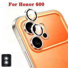 1pc Tempered Glass Lens Protector For Honor 600lite/600/600 Pro, Eagle Eye Auto-Positioning, Anti-Scratch Camera Lens Film, 3D HD CD Texture Lens Protector Pad, Touch Sensitive, Precise Fit, Easy Installation, Durable Protection For Smartphone - Clear - View 10