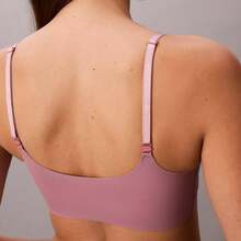 Calvin Klein Invisibles Lightly Lined Triangle Bra QF5753 - Soft Mauve - View 5