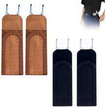 2 piezas/4 piezas/6 piezas Cinturón elástico sin hebilla, cinturón elástico cómodo y adecuado para vaqueros, unisex - Versión mejorada - Ver 12