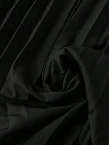 Women Midi Dresses - Black - View 4