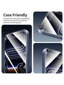 MIGAE 3 Packs Full Screen Tempered Glass Screen Protector Compatible With IPhone 17 Pro Max, 17 Air, 16, 16 Plus, 16 Pro, 16 Pro Max, 15, 14, 13, 12, 11 Pro Max, X, XS, XR, Mini, 7, 8, 14 Plus. Also Compatible With 14, 15 Pro Max Screen Protectors. - Clear - View 5