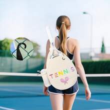 Tennis Bags For Women Girl, Tennis Sling Crossbody Backpack, Water Resistant Tennis Bag For Pickleball, Tennis, Racketball - Multicolor - View 5