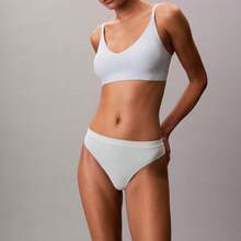 Calvin Klein Invisibles Lightly Lined Triangle Bra QF5753 - Sky Gray - View 5