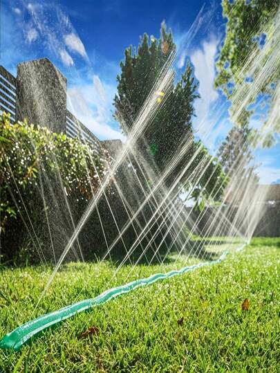 1 Set 3-22.5m Drip Irrigation Hose, Soft PVC Material, Lightweight, 70% Water-Saving, Mist Spray, Suitable For Trampoline, Flower Beds, Lawns, Outdoor Cleaning, Cooling, Essential Gardening Irrigation Tool For Hobbyists