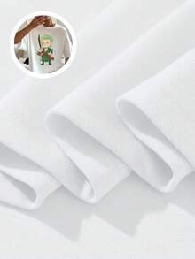 1 Blusa para Mujer, Blusas Hermosas para Mujer, Conjuntos de Ropa para Mujer, Anime Zoro, 180G, Diseño Espada en Blanco y Negro, Impresión de Alta Calidad en Cuello Redondo, Corte Holgado Básico, Transpirable, Versátil, Lavable a Máquina, Cómoda, Talla S ~ 3XL, Ideal para Uso Diario Casual, Deportivo, Esencial para el Verano. - Blanco - Ver 7