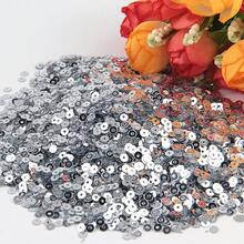 雷射銀色鬆散亮片 3mm-30mm PVC圓形刺繡亮片 大孔平底杯狀亮片 適用於DIY縫紉手工藝裝飾藝術 DIY珠寶製作配件 - 20克 - 查看 23