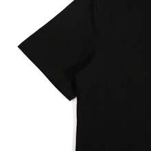 Camiseta Casual Estampada para Hombre - Negro - Ver 3