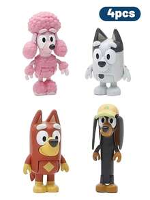 Figuras decorativas para coche con tema de Broyi - Juego de personajes múltiples que replican imágenes clásicas de animación. Artesanía detallada y exquisita, con alta fidelidad de color. Material suave y sin pelo, con una construcción sólida. Adecuado para decoración interior, exhibición de sobremesa, montaje de escenas y exhibición de colecciones. - Varios estilos - Ver 9
