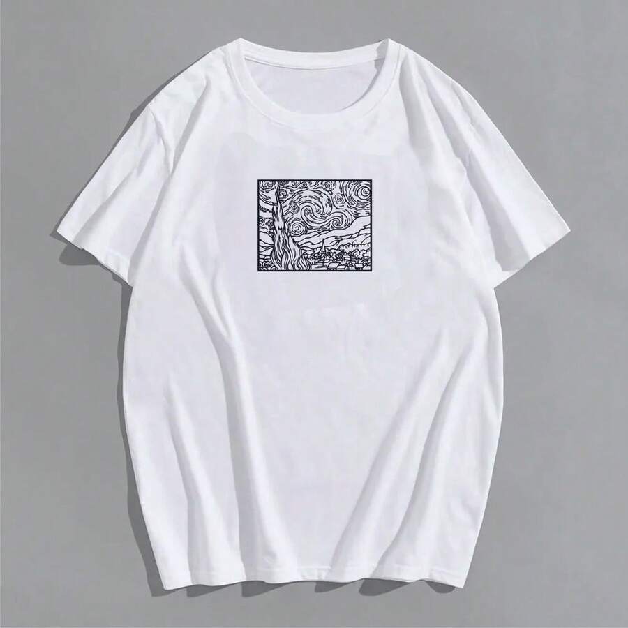 ¡La camiseta de mujer más popular de 2026! Camiseta de manga corta para mujer, moderna, juvenil, ligera e informal con ajuste ajustable. Camiseta de eNdi. ¡El material es y confiable! - 54 RU - Ver 1