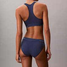 Calvin Klein Calvinklein Icon Cotton Modal Unlined Bralette QF8493 - Dark Denim - View 5