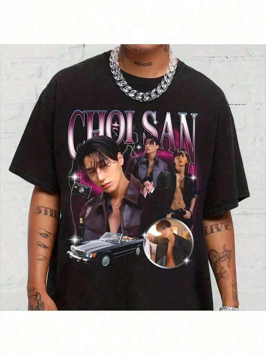 Camia de Algodón Negra Bangtan K-Lover, Unisex para Adultos, Cuello Redondo Clásico, Regalos para Hombres, Camias con Estampados, Ropa de Vacaciones para Mujeres, Ropa de Cumpleaños para Mujeres, Ropa Y2K para Mujeres, Ropa para Fiestas Rave, Ropa para Conciertos, Estilo de los 2000, Ropa para Conciertos Country, Ropa Urbana, Camia Inspirada en K-Arirang, Camia para Fans del, Camia Inspirada en Ídolos, Camia K-, Jersey de Algodón Premium, Agradable al Tacto, Ligera, Clásica y Sencilla, Adecuada para Usar Todo el Día, Regalos para Novios, Regalos para Hombres, Regalos Personalizados, Regalos Especialmente Preparados para Fans, Regalo para Amigos y Familiares. ID6G Adecuado como regalo. playera de mujer. blusas>elegantes. boho chic,Top de mujer suave, transpirable y cómodo, ideal para primavera, verano y otoño, perfecto para vacaciones, viajes y uso diario. - Negro 17 - Ver 1