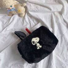 SNOOPY 1pc Cute Cartoon  Makeup Storage Bag, Portable And Large Capacity, Perfect For Storing And Giving As A Small Gift To Fans, Family, And Friends. It Is The First Choice For Girlfriends/Couples To Give As A Gift, With A Summer Atmosphere And A Small Item For Daily Matching[Stochastic Style] - Multicolor - View 2