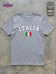 King T-shirt Men T-Shirts - Light Gray-east-white - View 2