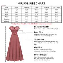 MIUSOL Elegant Women Sequin Lace V Neck Cap Sleeve Chiffon Pleated Hem Evening Party Maxi Dress, For Formal Wedding Guest, Gown, Prom, Graduation, Dinner - 黑色 - 查看 9