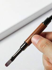 Juego de pinceles de arte de uñas con mango de madera, fácil de usar para principiantes, cerdas suaves, fácil de usar. Crea fácilmente un delicado arte de uñas en casa para manualidades, con calidad profesional de salón. - Multicolor - Ver 7