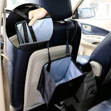 Foldable Hanging Car Trash Can, Waterproof And Leak-Proof Large Capacity Design, Universal For Cars, Trucks, SUVs, Collapsible To Save Space, Convenient In-Car Garbage And Clutter Storage - Car Trash Can Set - View 13