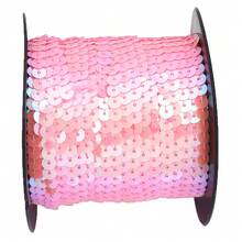 Pita Payet Warna-warni 100 Yard/Gulungan, Pita Payet Bulat Datar Mengkilap - Payet Berkilau Laser, Cocok untuk Jahitan Pita DIY, Aksesoris Pakaian, Kerajinan Putri Duyung, Dekorasi Kemasan Hadiah, Dekorasi Liburan - payet - View 17