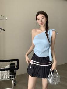 Women Tops - Baby Blue - View 2