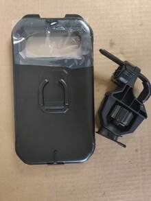 通用 PVC 機車與自行車手機支架，防水防震 360° 旋轉 GPS 導航支架，可調節，兼容多種手機尺寸，防雨騎行配件 - 彩色 - 查看 7