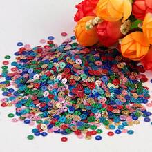 Mix Color Embroidery Glitter Sequins 3-30mm Flat Round Laser Sequin PVC Paillettes Sewing Jewelry Making Wedding Craft DIY Handmade Garments Lentejuelas Accessories - 20 Grams - View 17