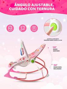 Baby Bouncers, Jumpers & Swings - 淺粉色 - 查看 3