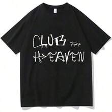 Camiseta Nessa Barrett High On Heaven Tour 2026 con Estampado de Moda, Unisex, Ropa Urbana, Holgada, Casual para Mujer - Negro - Ver 6